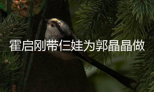 为郭蛋糕亲节其乐 一做母霍启晶晶家人刚带融融仨娃